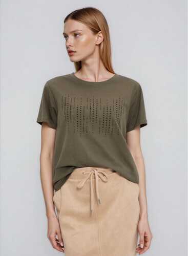 Футболка L-TS-4922 D.OLIVE