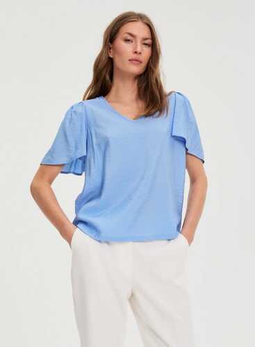 Блузка L-KO-4923 BLUE