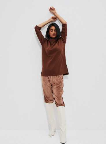 Кофта Z-BL-3906 D.BROWN