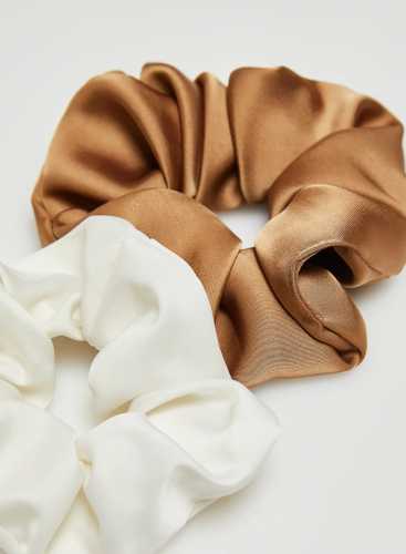 Резинка для волосся 2 шт.  L-FR-4308 BEIGE