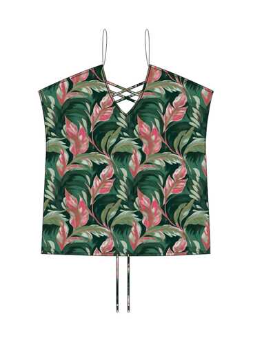 Блузка L-KO-4943 D.GREEN