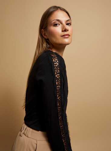 Футболка довгий рукав Z-TS-4203 BLACK