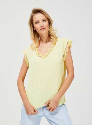 Блузка L-KO-3177 YELLOW