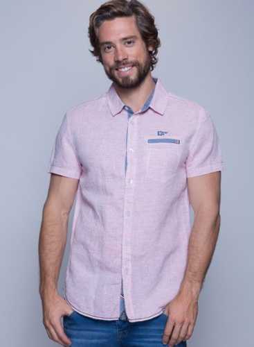 MZGZ  Рубашка Capitale_ coral