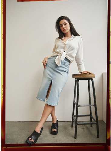 Спідниця L-SC-4008 BLUE