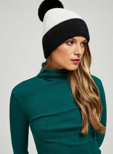 Шапка Z-CZ-4217 BLACK_WHITE