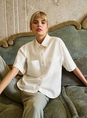 Блузка L-KO-4656 WHITE