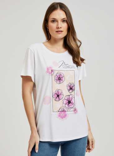 Футболка L-TS-4333  WHITE