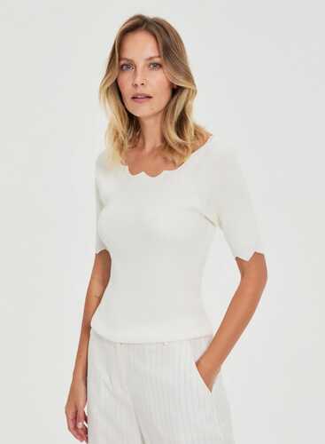 Светр L-SW-4907 OFF WHITE