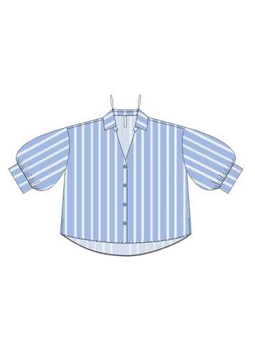 Блузка L-KO-4927 L.BLUE