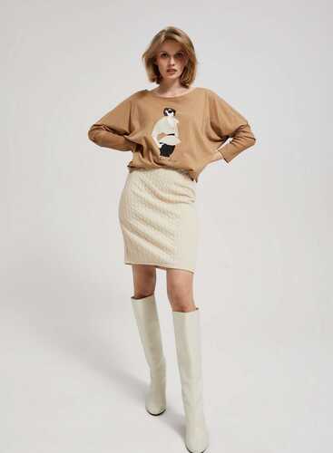 Спідниця Z-SC-4200 L.BEIGE