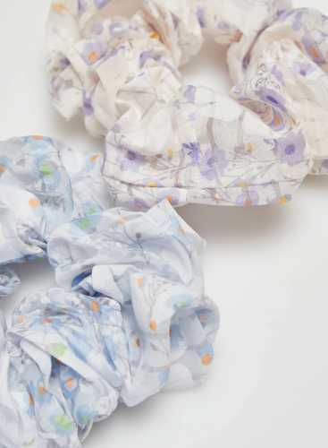 Резинка для волосся 2 шт.  L-FR-4301 BLUE