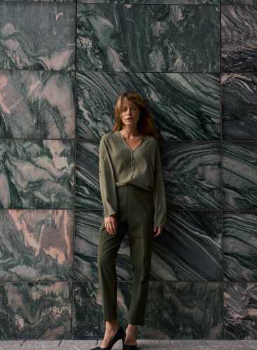 Блузка Z-KO-4802 OLIVE