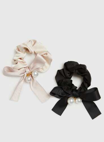 Резинка для волосся 2 шт L-FR-4601 BLACK