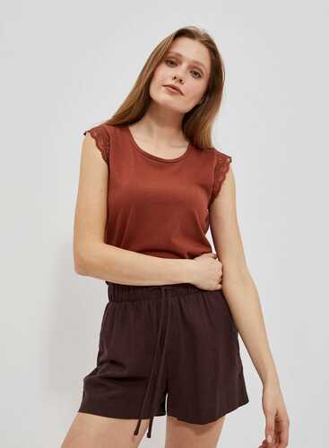 Майка L-TS-4099 BROWN