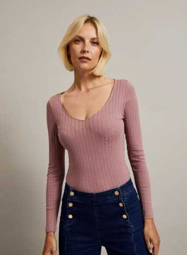 Лонгслів Z-TS-4519 DUSTY PINK