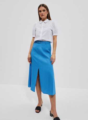 Спідниця L-SC-4020 FRESH BLUE льон