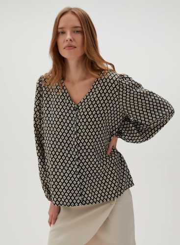 Блузка L-KO-4607 BLACK