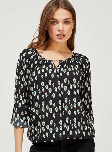 Блузка L-KO-3418 BLACK