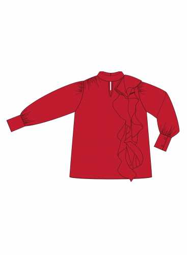 Блузка Z-KO-4833 RED