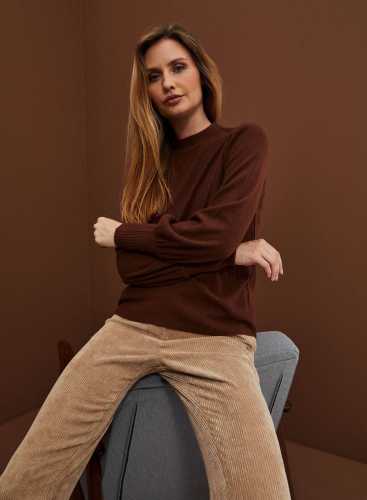 Кофта Z-BL-3916 D.BROWN