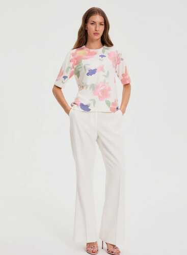 Штани L-SP-4908 OFF WHITE