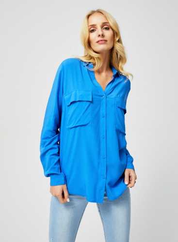 Блузка L-KO-2832 BLUE