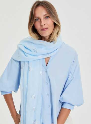 Шарф L-SZ-4925 L.BLUE