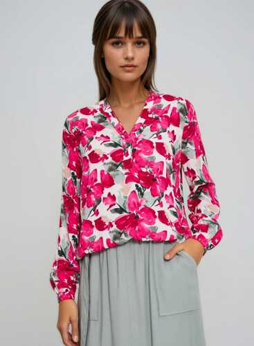 Блузка L-KO-4906 FUCHSIA