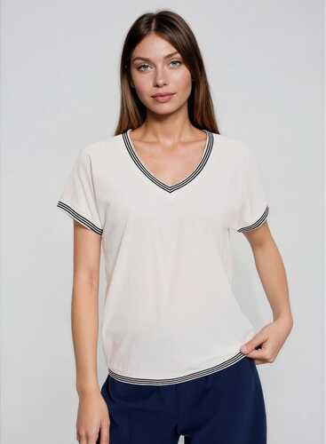 Футболка L-TS-4908 OFF WHITE