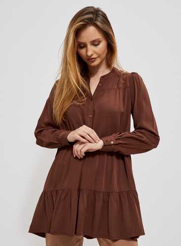 Блузка Z-KO-3927 D.BROWN