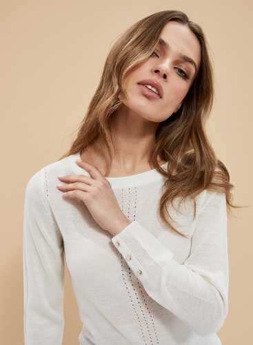 Светр L-SW-3701 OFF WHITE