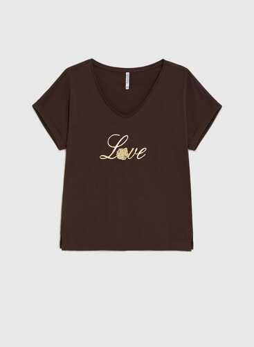 Футболка L-TS-4959 D.BROWN