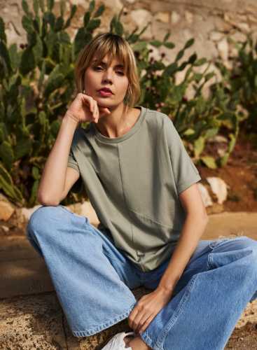 Футболка L-TS-4654 OLIVE