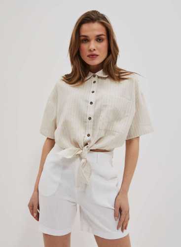 Шорти L-SH-4020 WHITE льон