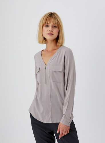 Блузка Z-KO-3609 L.COFFEE