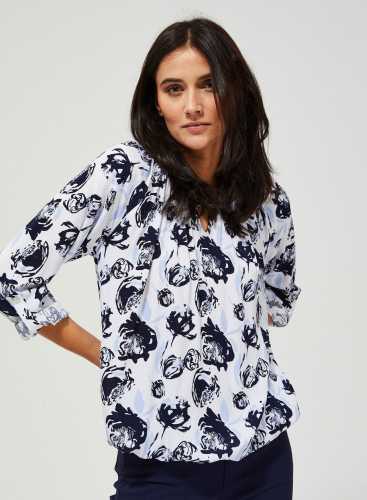 Блузка L-KO-3418 L.BLUE