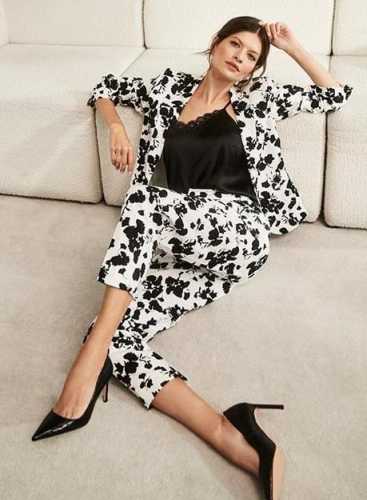 Штани L-SP-4312 BLACK_WHITE