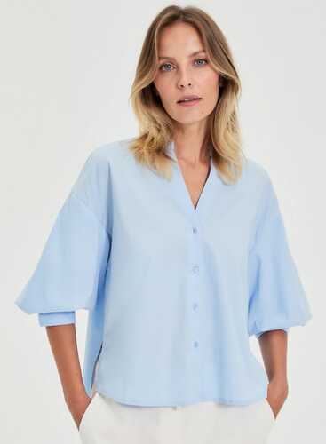 Блузка L-KO-4908 L.BLUE