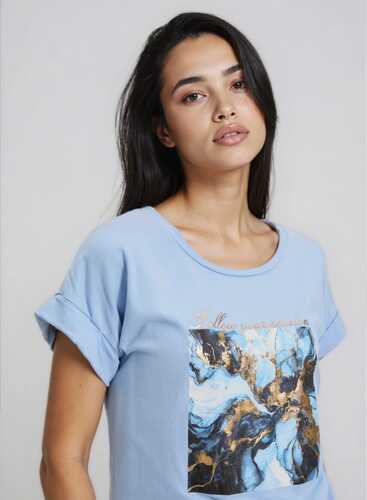 Футболка L-TS-4917 L.BLUE