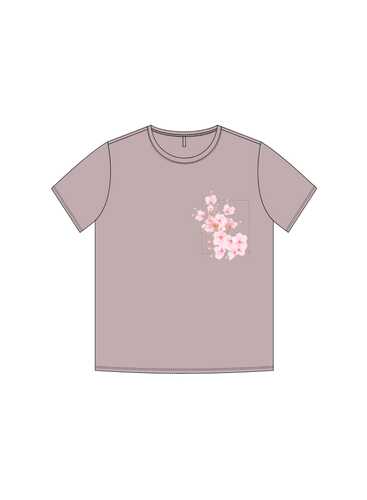 Футболка L-TS-4965 DUSTY PINK