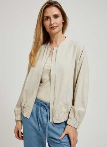 Куртка з додаванням льону L-KU-4314 L.BEIGE