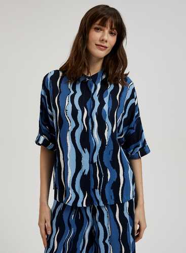 Блузка L-KO-4362 NAVY