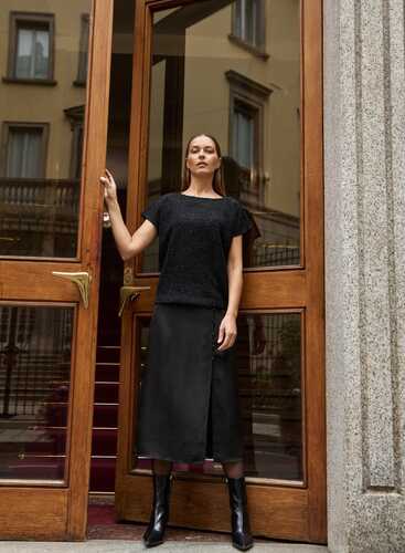 Спідниця Z-SC-4809 BLACK