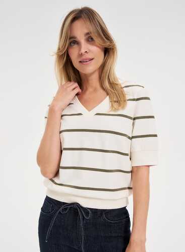 Кофта Z-BL-4808 OFF WHITE_OLIVE