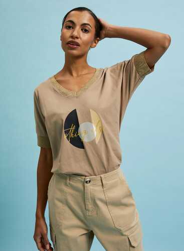 Футболка L-TS-4313 D.BEIGE