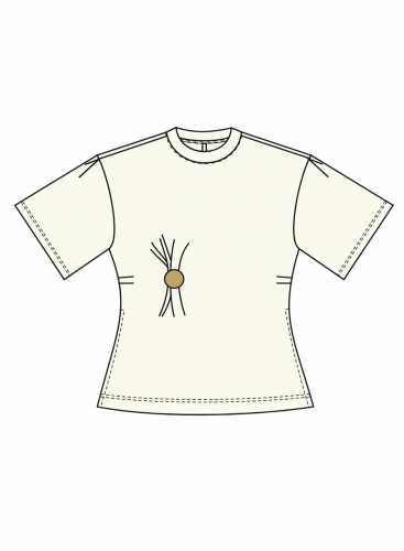 Футболка L-TS-4903 OFF WHITE