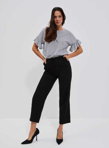 Штани L-SP-4029 BLACK льон