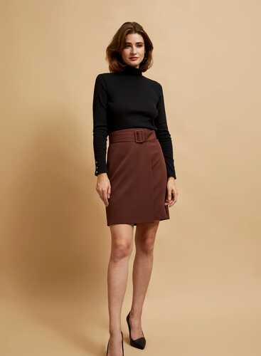 Спідниця Z-SC-4209 BROWN