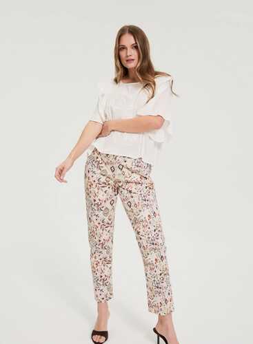 Штани L-SP-4907 OFF WHITE